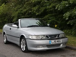 Silver Used 2001 Saab 9-3 Cabriolet Cabriolet | £2,489