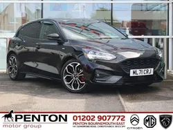 Black Used 2021 Ford Focus ST-Line X Hatchback | £17,790 (Fair price)