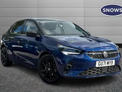 Blue Used 2021 Vauxhall Corsa Elite | £10,868 (Fair price)