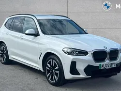 Mineral white metallic Used 2022 BMW iX3 M Sport SUV | £28,329 (Good price)
