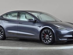 Grey Used 2021 Tesla Model 3 Performance Sedan | £23,998 (A bit pricey)
