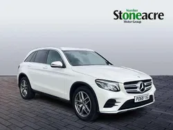 White Used 2018 Mercedes GLC220 AMG line SUV | £18,995 (Fair price)