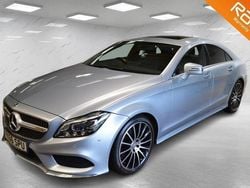 Silver Used 2016 Mercedes CLS220 AMG line Coupe | £13,990 (Fair price)