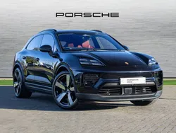 Jet black metallic New 2024 Porsche Macan 4 Electric SUV | £76,940