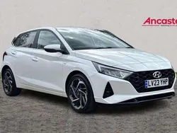 White Used 2023 Hyundai i20 Premium Hatchback | £16,499 (Fair price)
