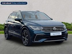 Blue Used 2021 VW Tiguan R-line SUV | £22,477 (Good price)