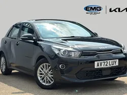 Midnight black Used 2022 Kia Rio 2 Hatchback | £11,595 (Fair price)