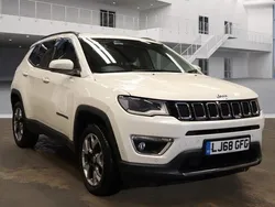 White Used 2018 Jeep Compass Limited SUV | £12,990 (Good price)
