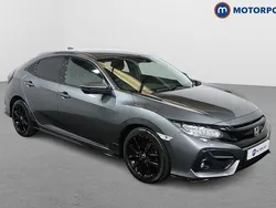Grey Used 2021 Honda Civic Sport Hatchback | £18,799 (Fair price)