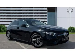 Black Used 2021 Mercedes A180 AMG line Hatchback | £21,508 (Fair price)