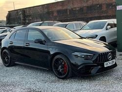 Cosmos black metallic Used 2025 Mercedes A45 AMG Hatchback | £50,980 (Fair price)