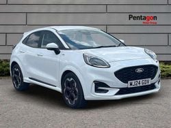 White Used 2024 Ford Puma ST-Line X SUV | £22,495 (A bit pricey)