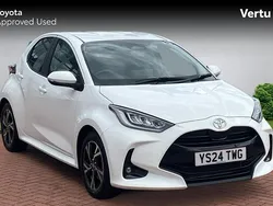 White Used 2024 Toyota Yaris Hybrid Design Hatchback | £19,244 (Fair price)