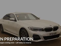 White Used 2021 BMW 320 M Sport Sedan | £19,720 (Fair price)