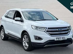 White Used 2017 Ford Edge Titanium SUV | £14,174 (Fair price)