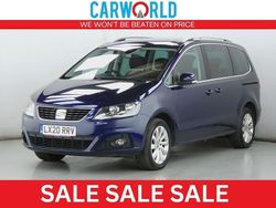 Blue Used 2020 Seat Alhambra SE MPV | £16,400 (Fair price)