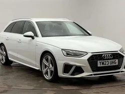 White Used 2023 Audi A4 S-Line Estate | £27,679 (Fair price)