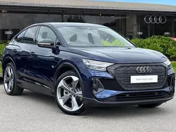 Blue Used 2024 Audi Q4 Sportback e-tron Black Edition SUV | £36,480 (Super price)