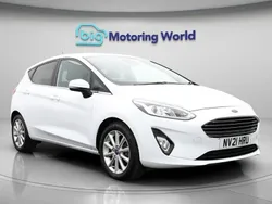 White Used 2021 Ford Fiesta Titanium Hatchback | £12,300 (Good price)