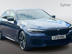 Blue Used 2021 BMW 530 M Sport | £33,000 (Fair price)
