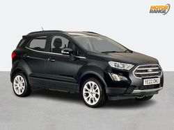 Black Used 2022 Ford Ecosport Titanium SUV | £11,895 (Fair price)
