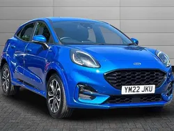 Desert island blue Used 2022 Ford Puma ST-Line Hatchback | £16,450 (Fair price)