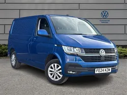 Ravenna blue metallic Used 2024 VW T6.1 Highline Van | £24,985 (Fair price)