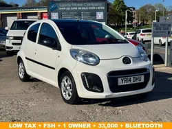 White Used 2014 Citroën C1 Platinum Hatchback | £4,295 (Fair price)