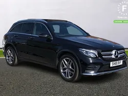 Black Used 2018 Mercedes GLC250 AMG Line Premium Plus Estate | £21,599 (Fair price)
