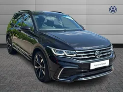 Black Used 2021 VW Tiguan R-line SUV | £24,992 (Good price)