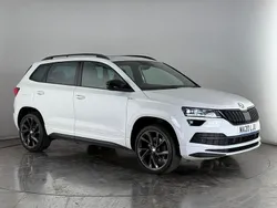 White Used 2020 Skoda Karoq SportLine SUV | £20,000 (Fair price)
