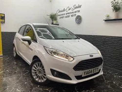 White Used 2014 Ford Fiesta Titanium Hatchback | £4,795 (Fair price)