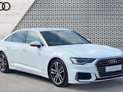 White Used 2020 Audi A6 S-Line Sedan | £22,772 (Fair price)