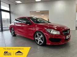 Red Used 2015 Mercedes CLA250 Shooting Brake AMG Estate | £12,000