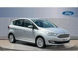 Silver Used 2018 Ford C-MAX Titanium MPV | £8,244 (Fair price)