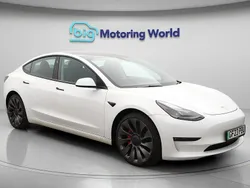 White Used 2023 Tesla Model 3 Performance Sedan | £30,900 (Expensive)