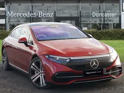 Red Used 2022 Mercedes EQS450+ Exclusive Luxury Sedan | £51,990