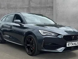 Metallic magnetic grey Used 2024 Cupra Leon Estate | £24,590 (Fair price)