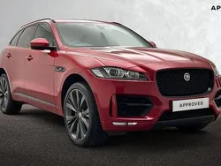 Red Used 2019 Jaguar F-Pace R-Sport SUV | £22,000 (Fair price)