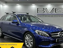 Blue Used 2018 Mercedes C350e Estate | £11,244 (Fair price)