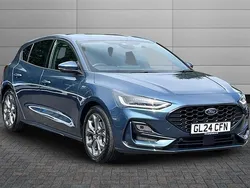 Chrome blue Used 2024 Ford Focus ST-Line Hatchback | £20,200 (Fair price)