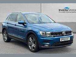 Caribbean blue metallic Used 2019 VW Tiguan Match SUV | £16,000 (Good price)