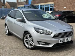 Silver Used 2015 Ford Focus Titanium Hatchback | £5,489 (Fair price)