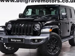 Used 2020 Jeep Wrangler Unlimited Sahara SUV | £32,980 (Fair price)