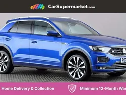Blue Used 2021 VW T-Roc R-line SUV | £21,197 (Good price)