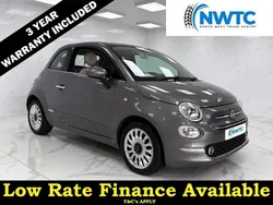 Grey Used 2017 Fiat 500 Lounge Hatchback | £5,295 (Fair price)