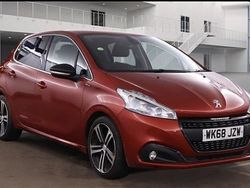 Red Used 2018 Peugeot 208 GT-line Hatchback | £6,995 (Fair price)