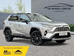 Silver Used 2021 Toyota RAV4 Hybrid SUV | £23,690 (Fair price)