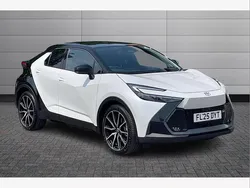Platinum white bitone Used 2025 Toyota C-HR Premium SUV | £37,999
