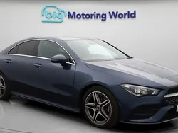 Blue Used 2022 Mercedes CLA180 AMG line Sedan | £22,200 (Good price)